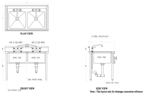 kitchen sink base plans